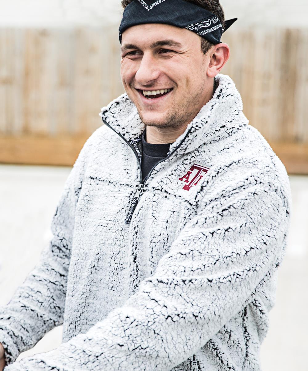 a&m sherpa pullover