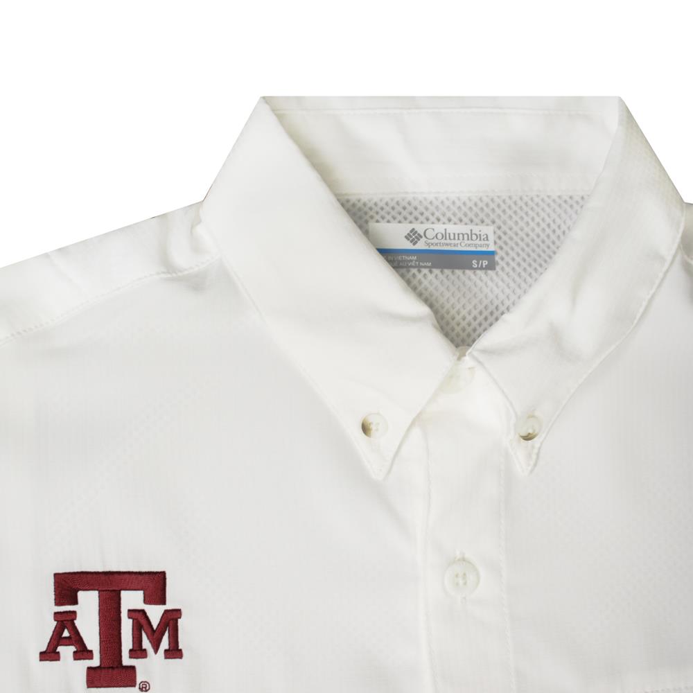 Texas A\u0026M Columbia Tamiami Short Sleeve 