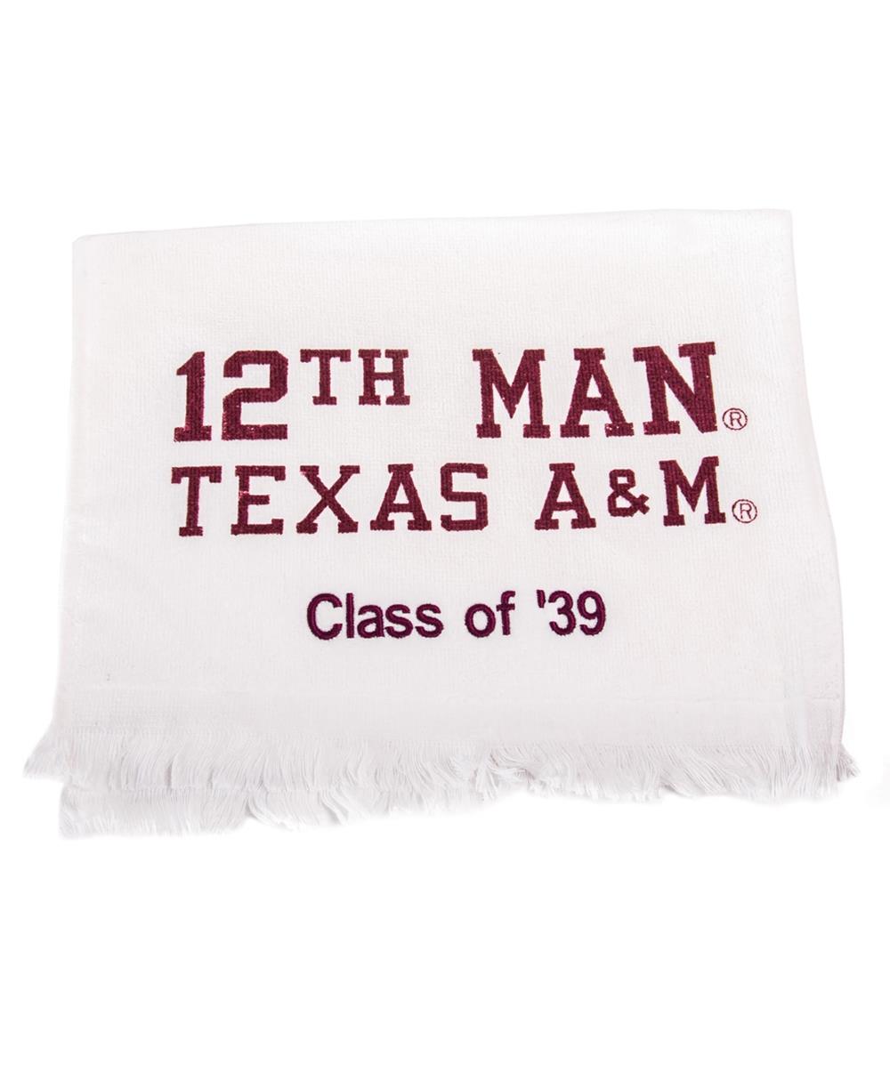 Texas A&M Aggie Lone Star 12th Man Towel 10 Pack White Aggie Towel Aggieland Outfitters Rally Towel College Football Game Day Essentials 