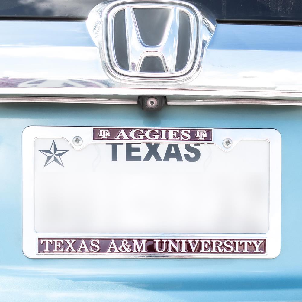 Mom Desert Cactus West Texas A&M University WTAMU Buffaloes Buffs Metal License Plate Frame for Front or Back of Car Officially Licensed 