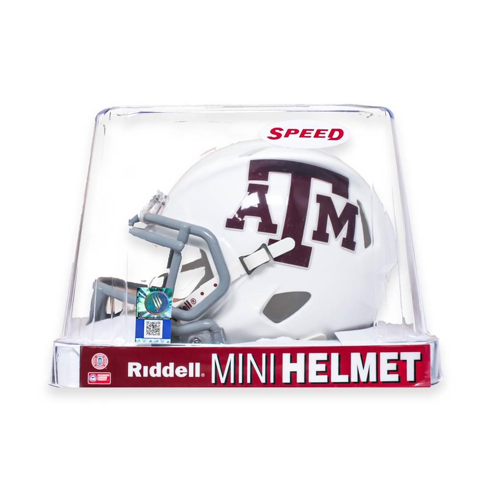 2018 Texas A&M Aggies Custom Riddell Mini Helmet v Kentucky 1998 Throwback 