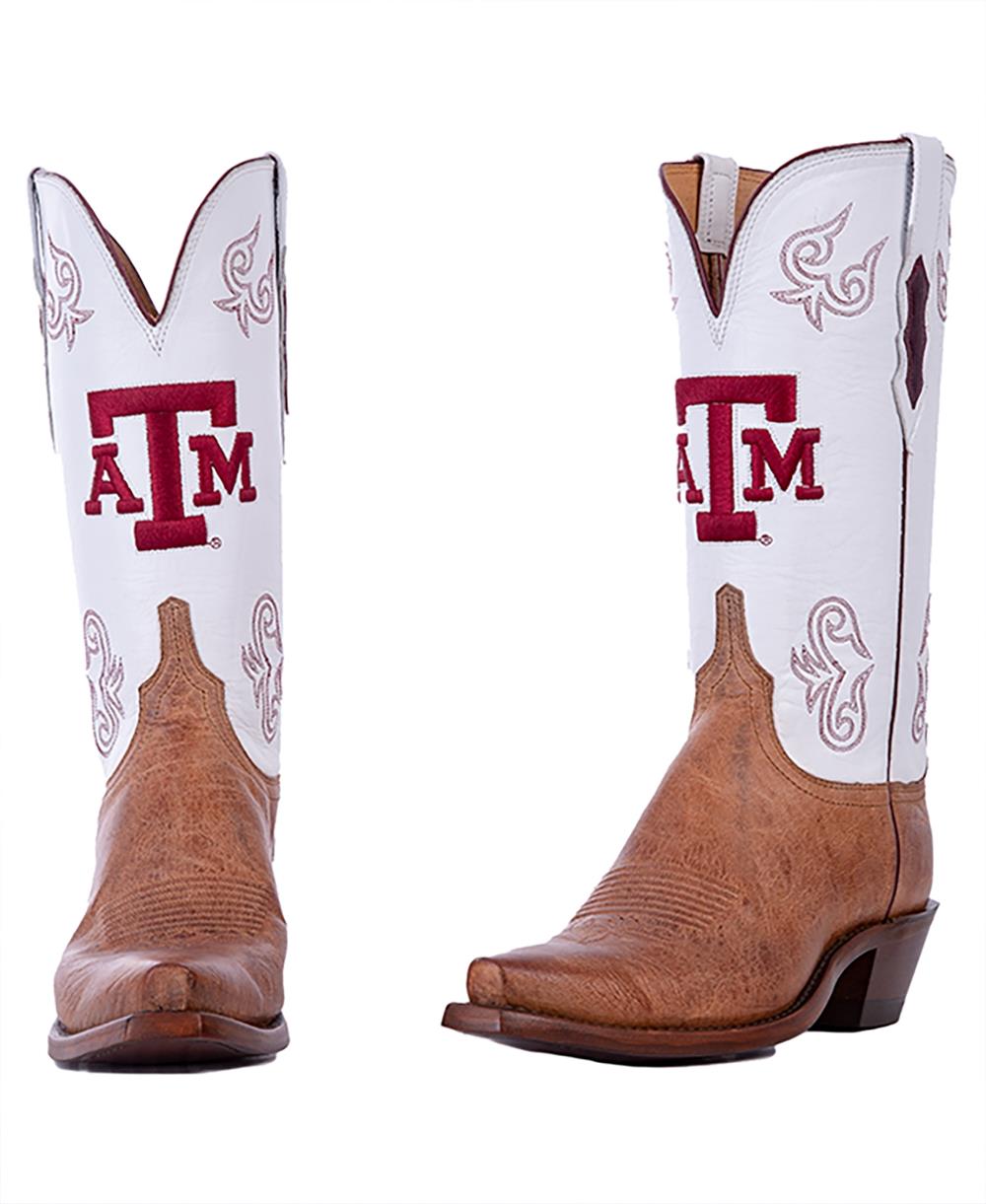 lucchese white boots