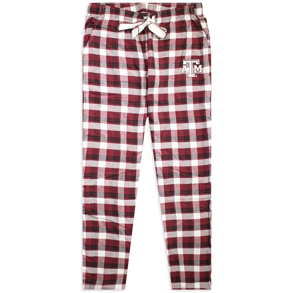 Texas A M Women S Piedmont Pajama Pants Maroon White Aggieland Outfitters