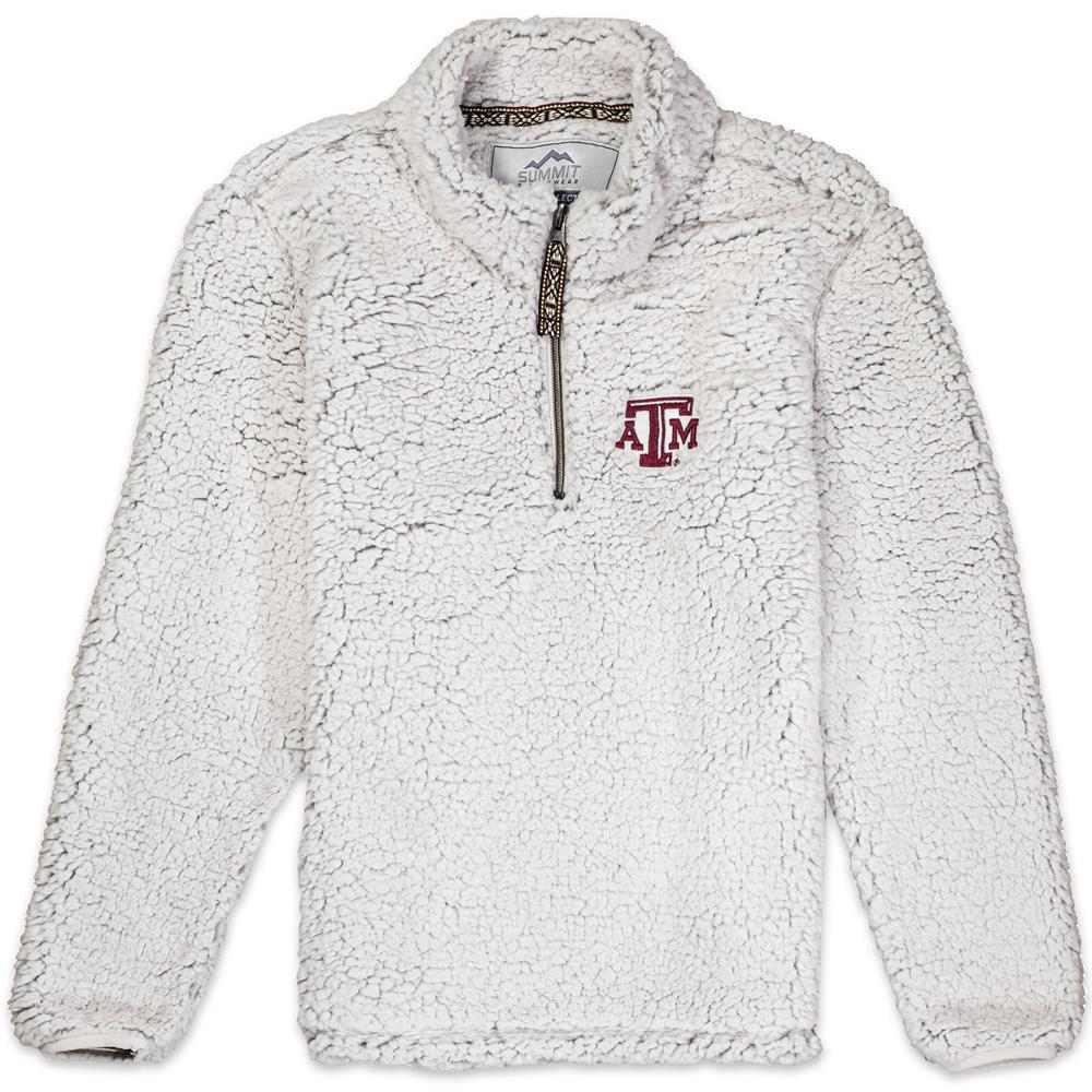 a&m sherpa pullover