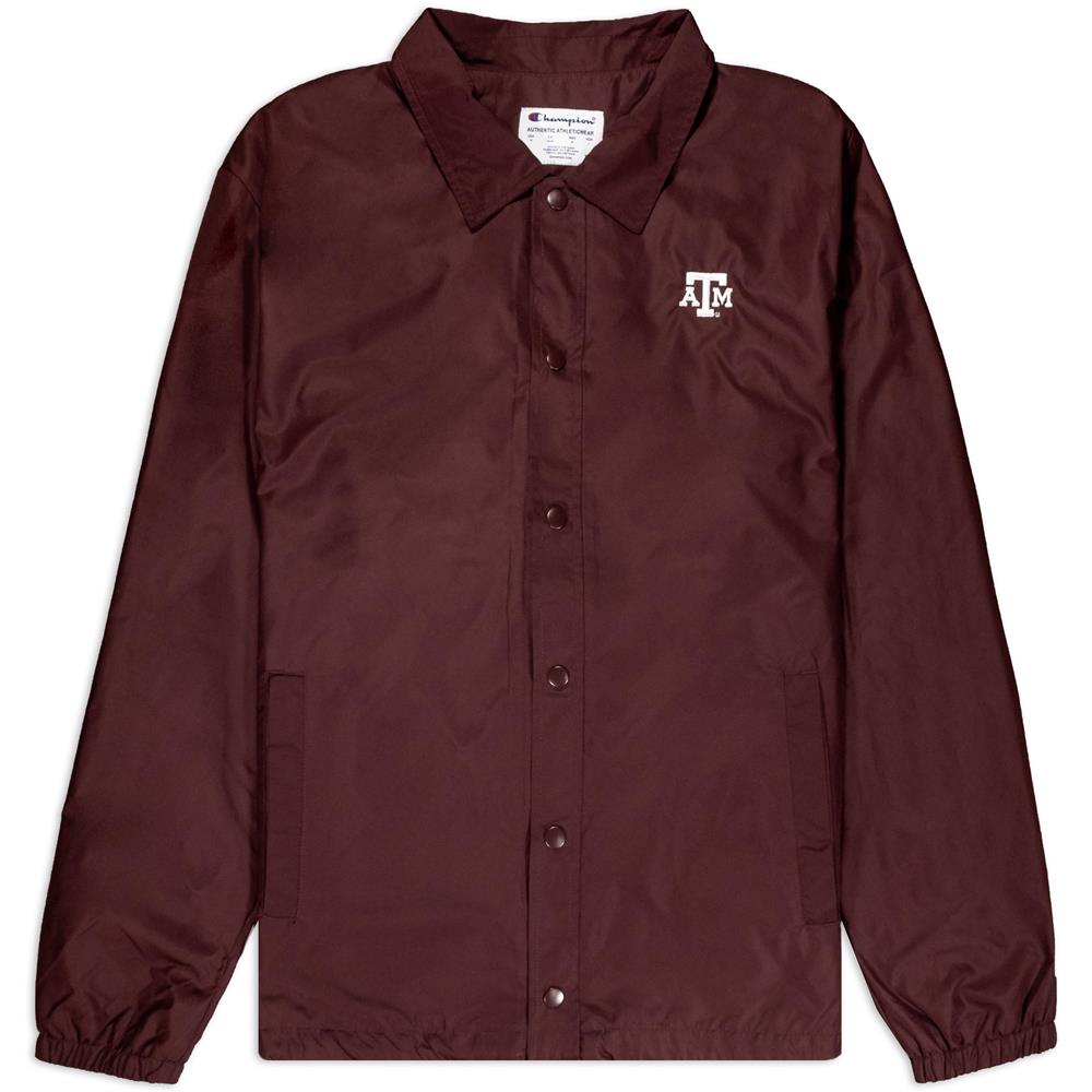 maroon coach jacket