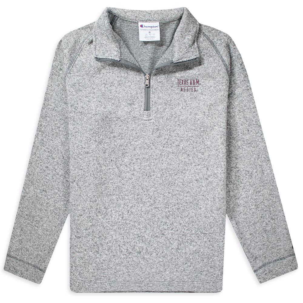 champion fuzzy quarter zip
