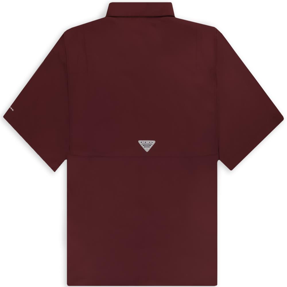 maroon columbia shirt
