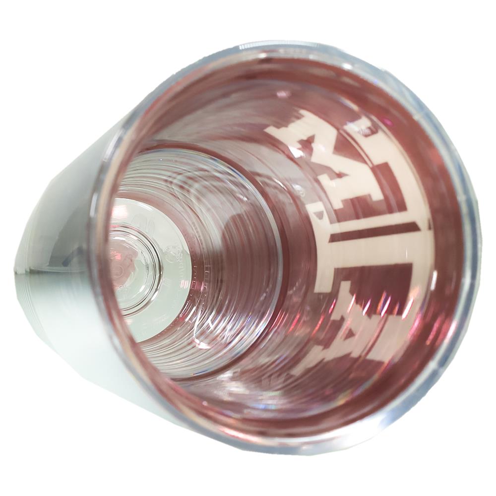Clear Tervis 1216603 Texas A&M Aggies College Pride Tumbler with Wrap and Maroon Lid 24oz 