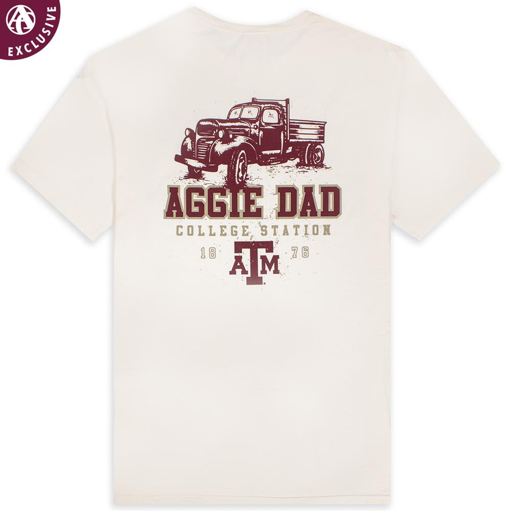Texas A\u0026M Aggie Dad Maroon Truck T 