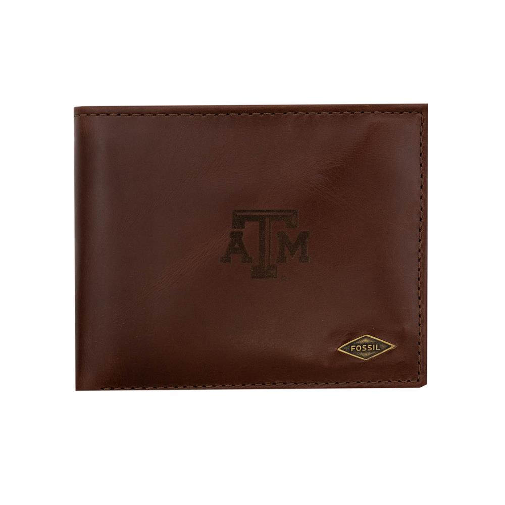 Texas A\u0026M Fossil Ryan RFID Passcase 