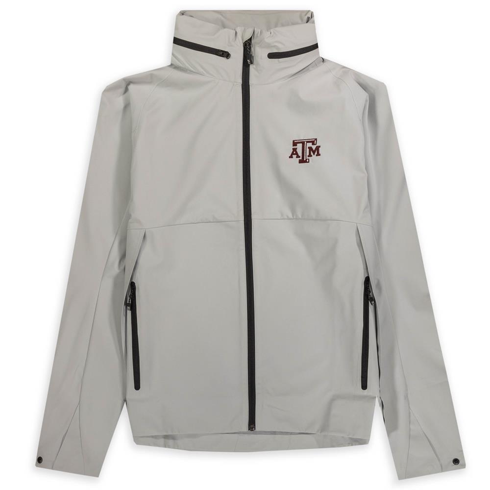 Texas A\u0026M Cutter \u0026 Buck Vapor Water Repellent Stretch Full Zip Jacket