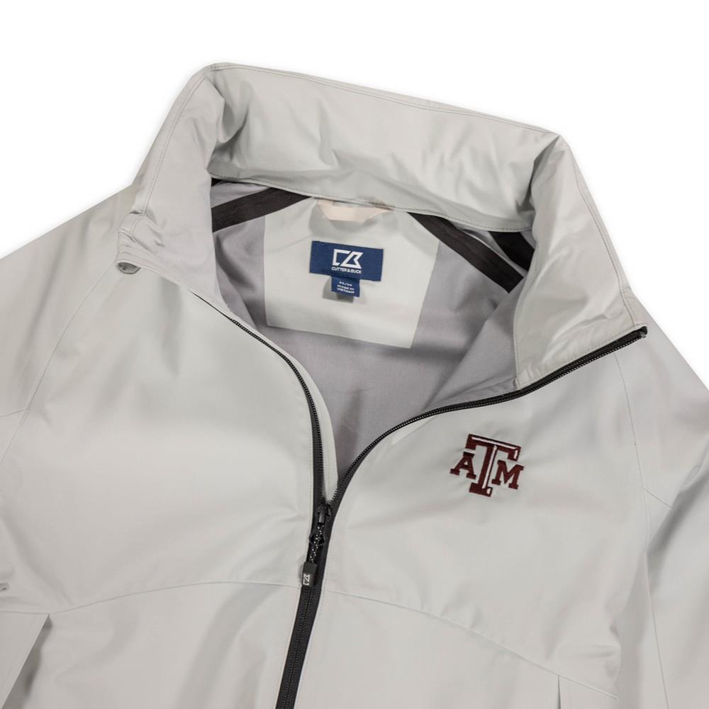 Texas A\u0026M Cutter \u0026 Buck Vapor Water Repellent Stretch Full Zip Jacket