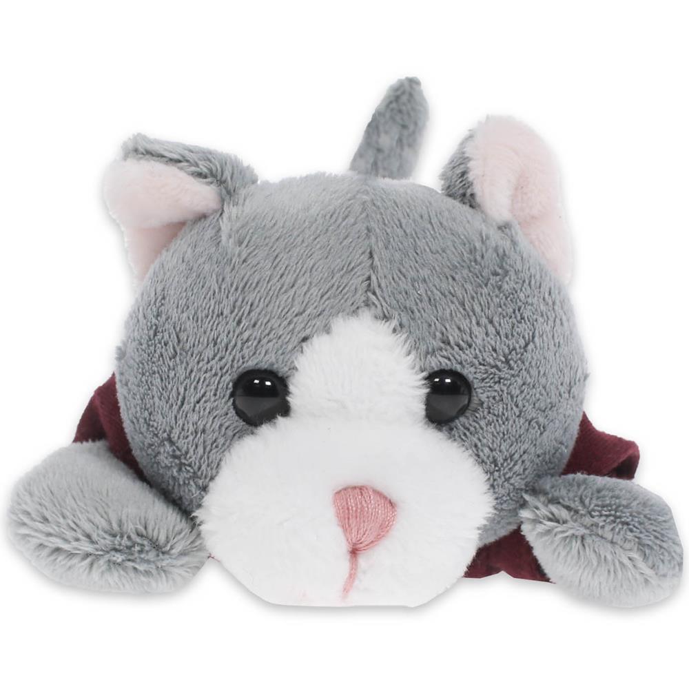 grey cat plush