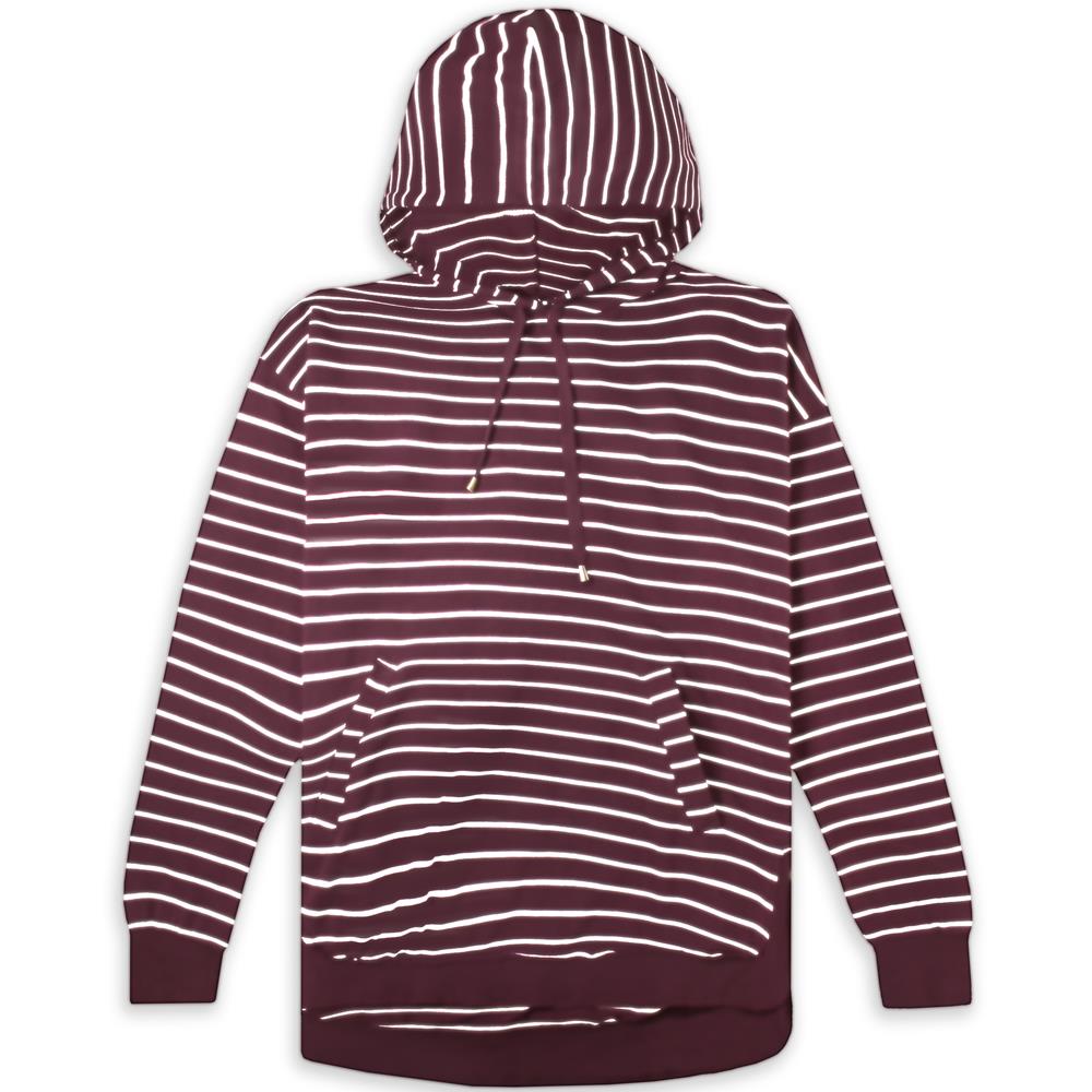 z supply striped hoodie