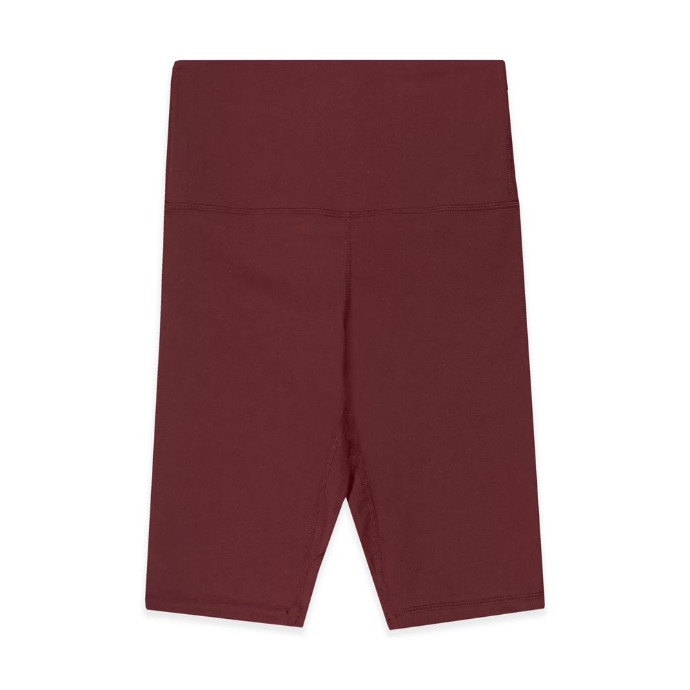 maroon biker shorts