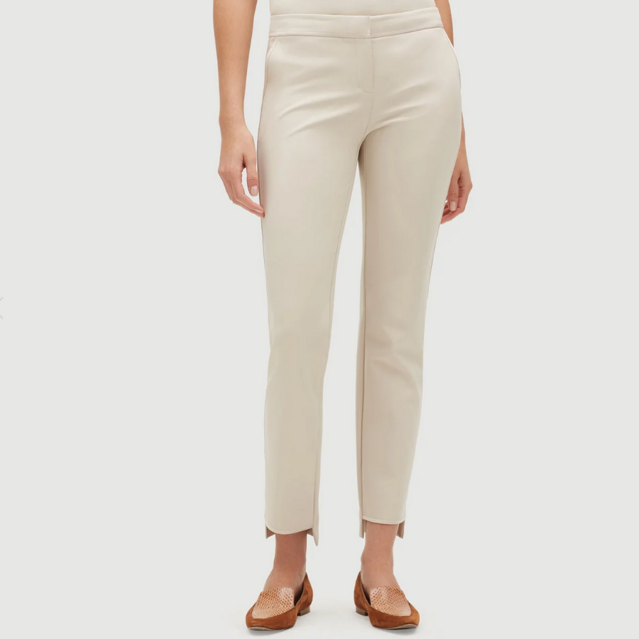 Manhattan Slim Pant With Step Hem Sand 236 Darien Sport