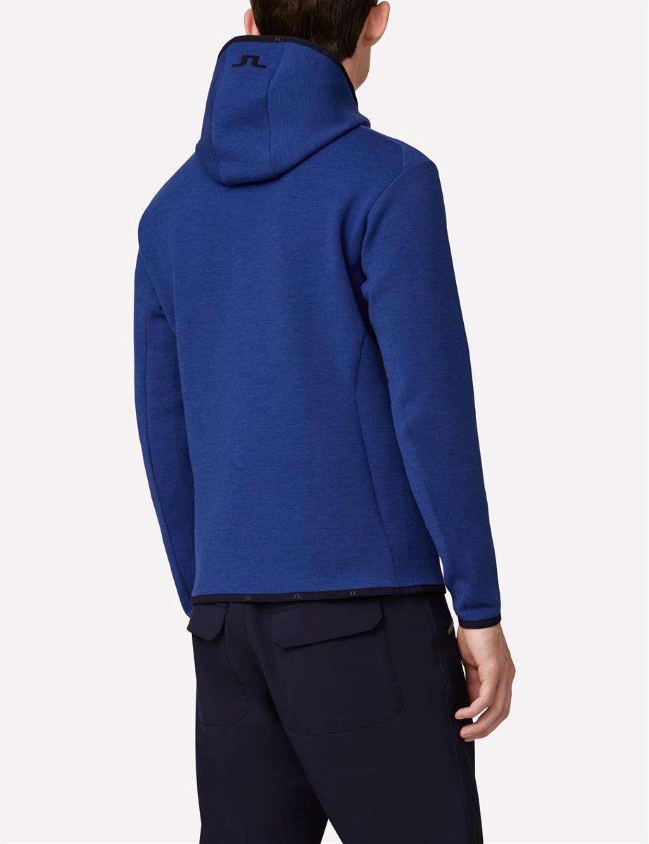 j lindeberg logo tech hoodie