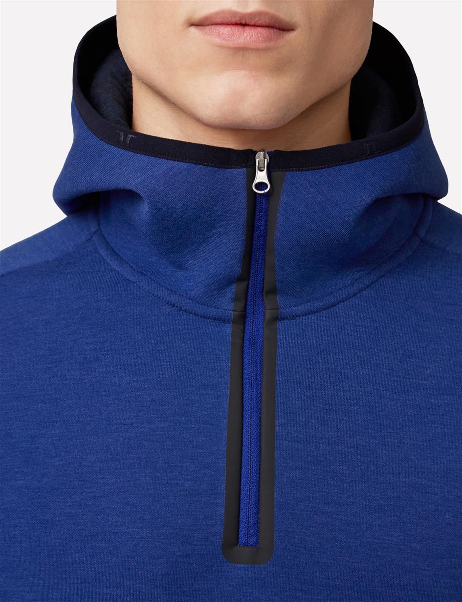 j lindeberg logo tech hoodie
