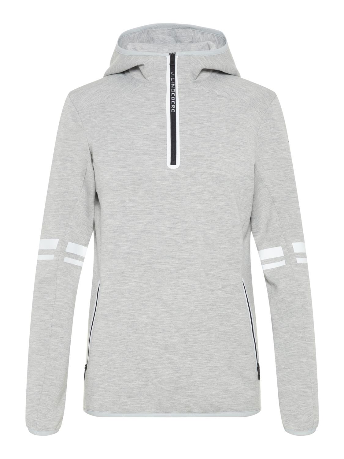 j lindeberg logo tech hoodie