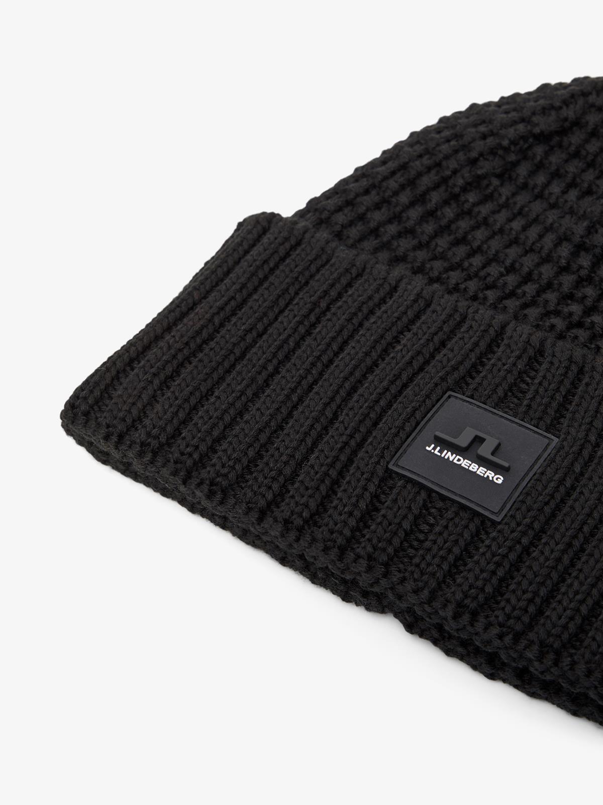 Ball Wool Hat Black J Lindeberg