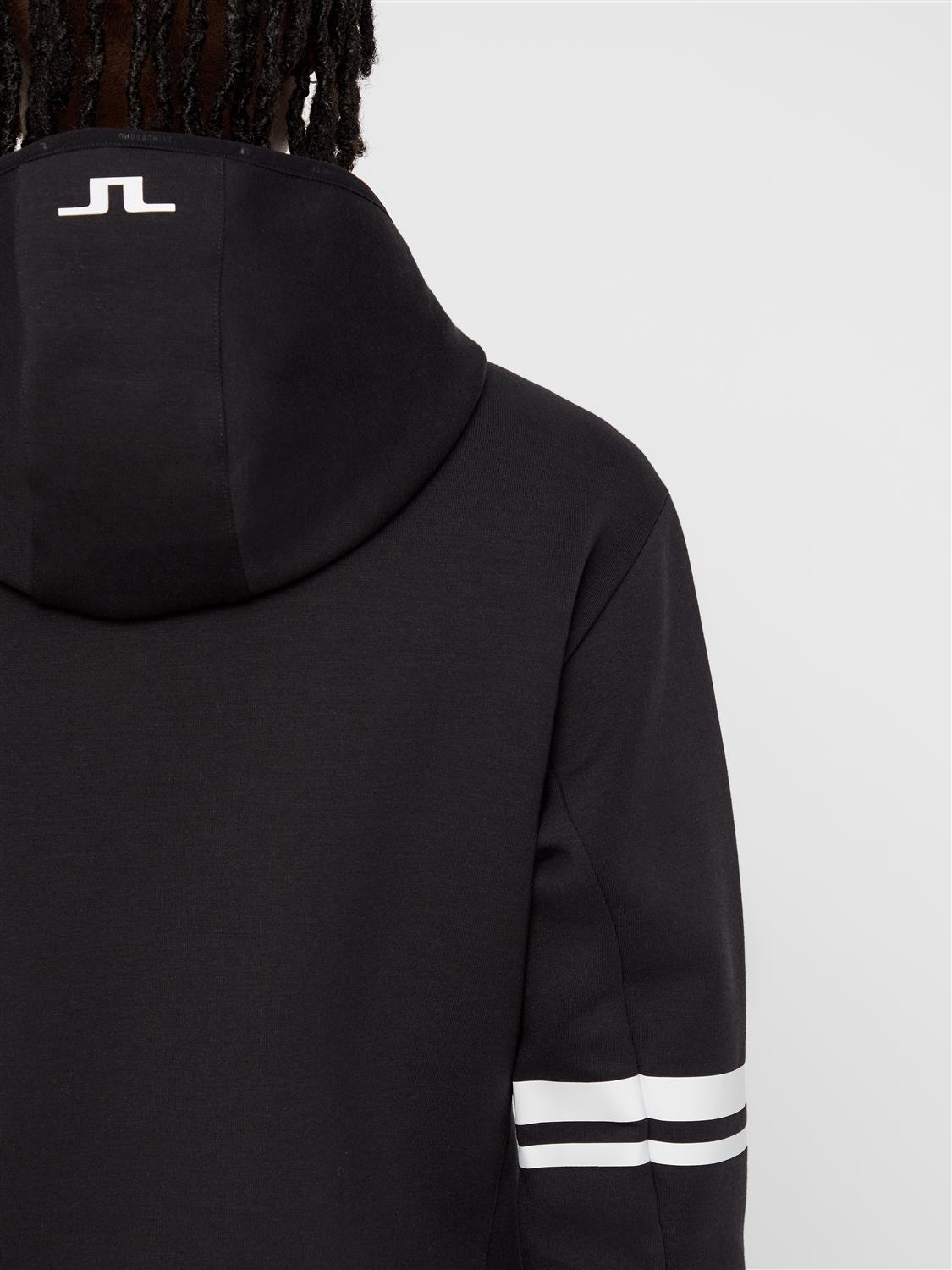 j lindeberg logo tech hoodie