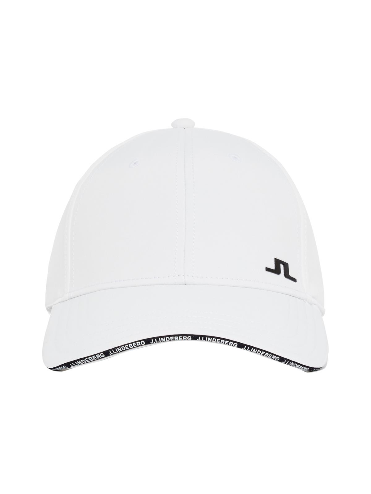 Liam Tech Stretch Cap White | J.Lindeberg