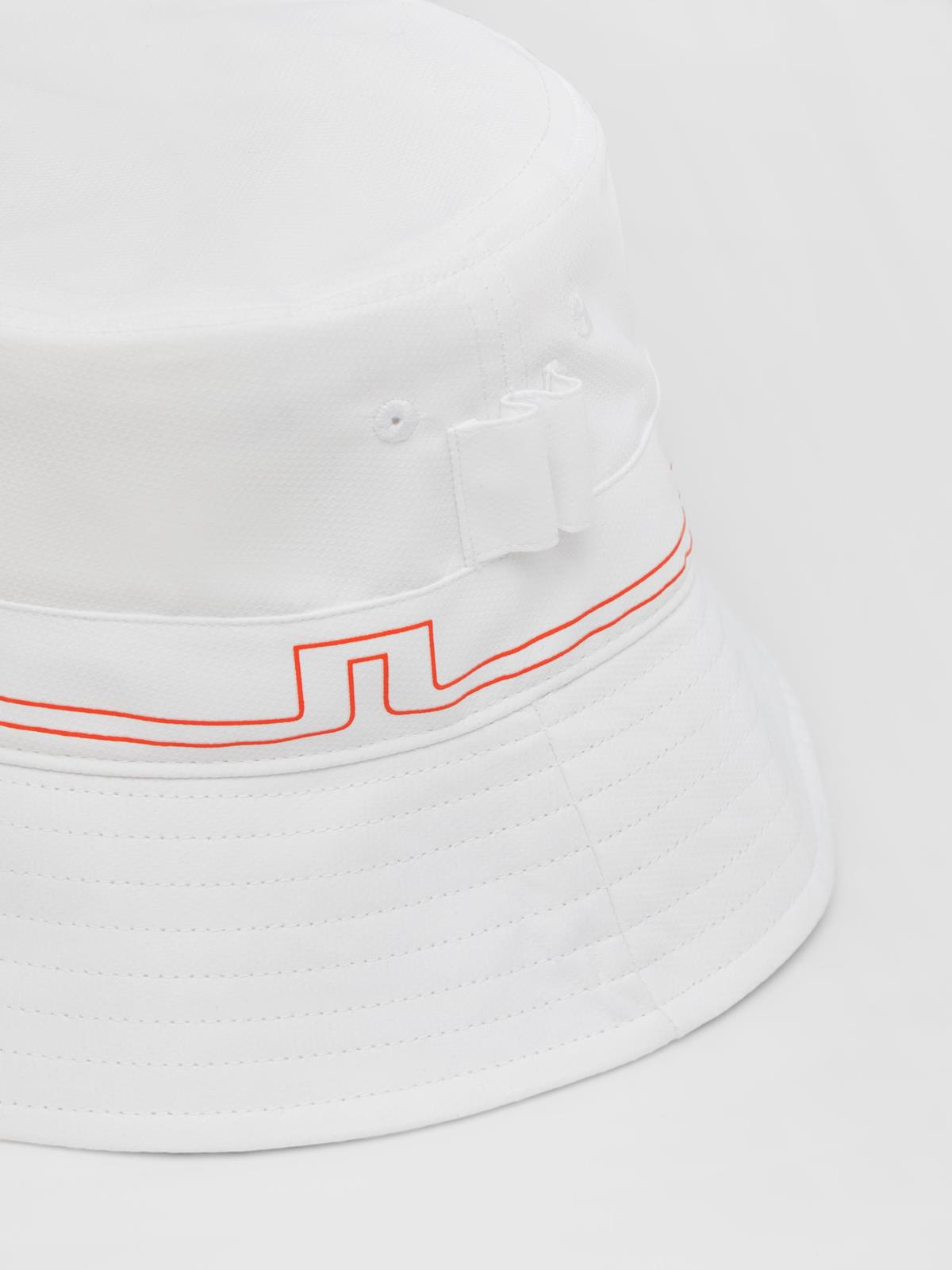 Hans Golf Bucket Hat White J Lindeberg