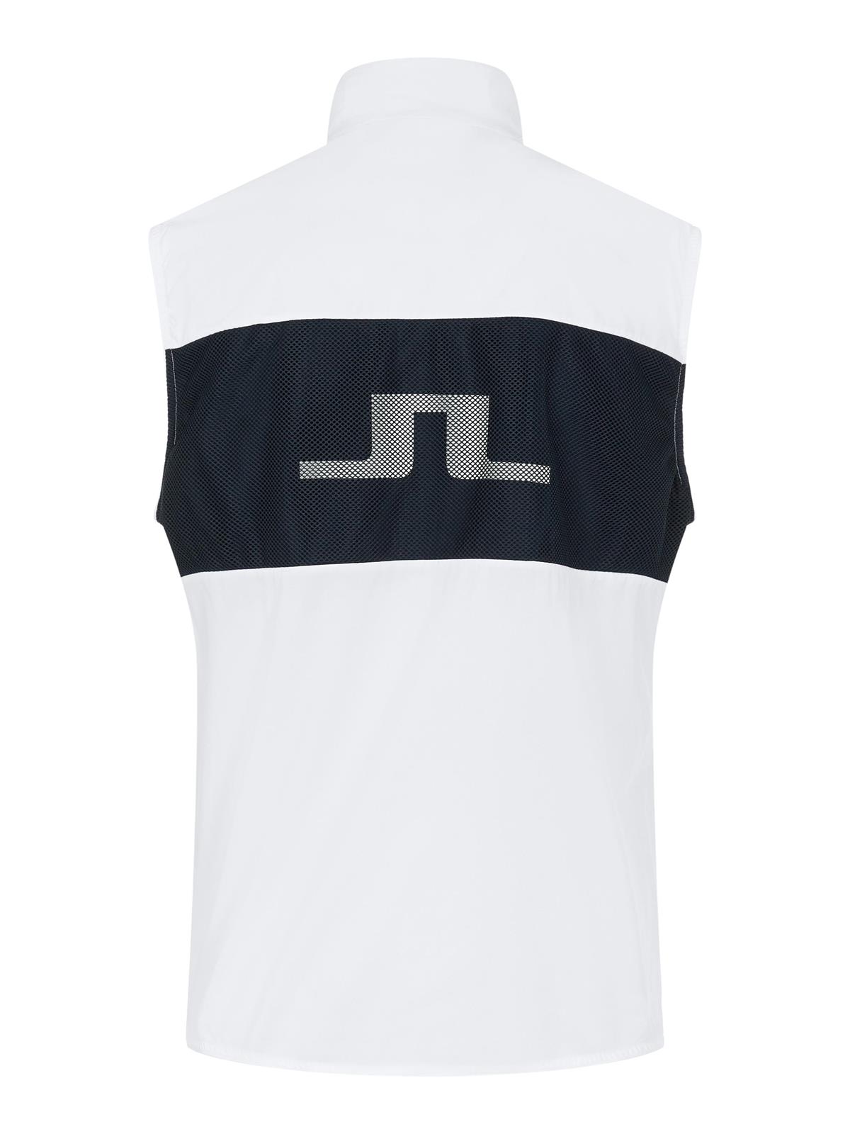 Dale Light Golf Vest White J Lindeberg