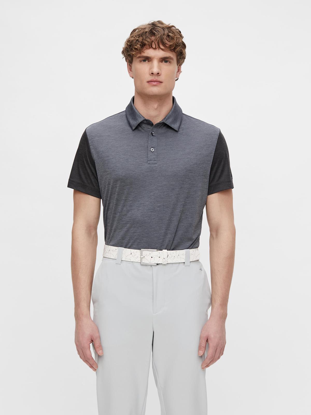 Dark grey golf shirt clearance