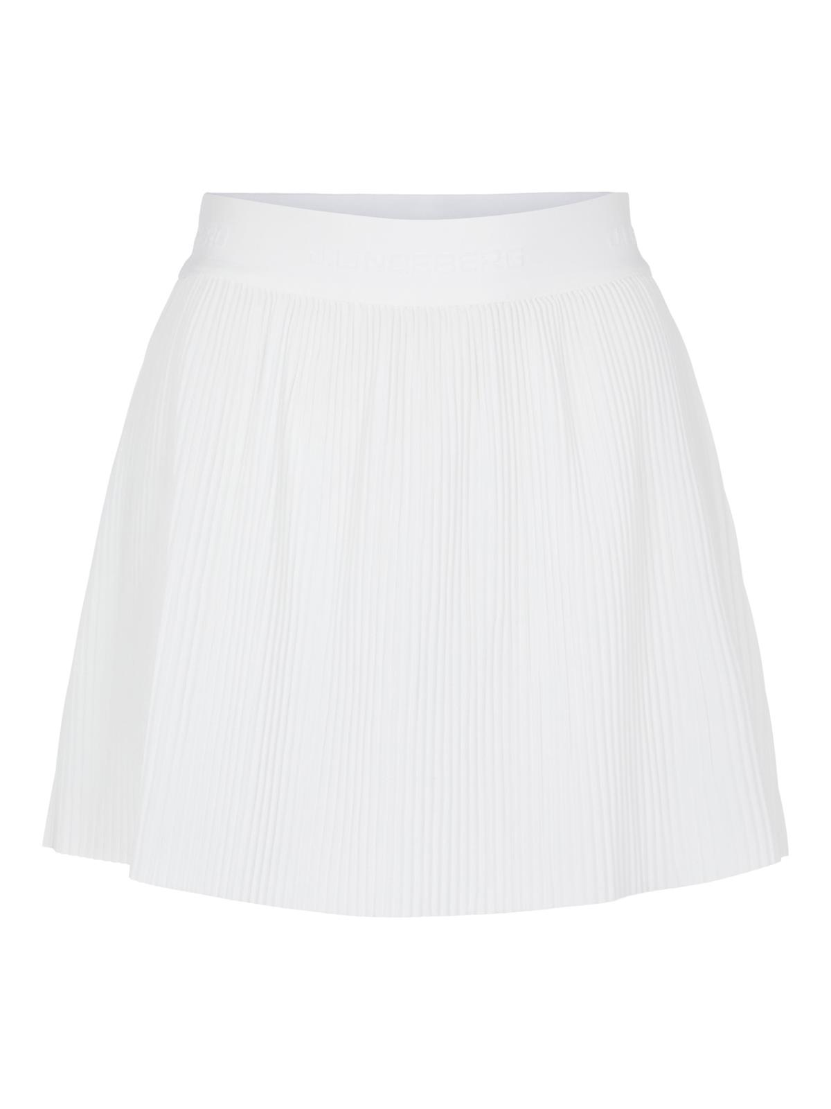 White pleated golf skirt clearance