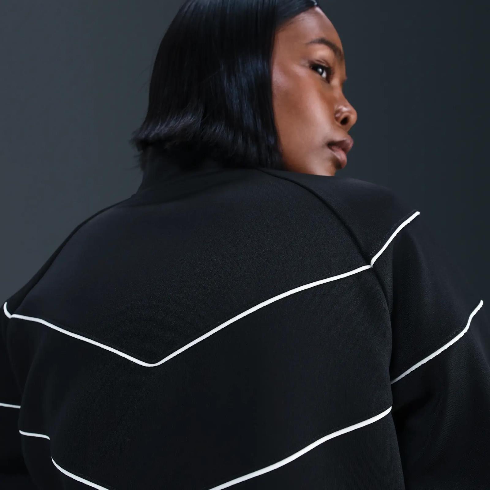 W POLY KNIT JKT BLACK/SAIL | Gibbons
