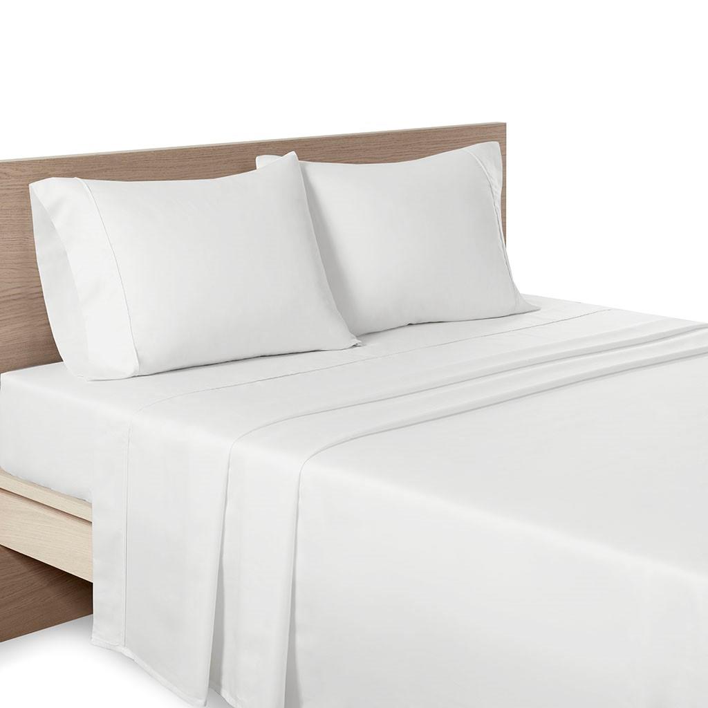 Mariner Cotton 300 Thread Count Sheet Set White Gibbons