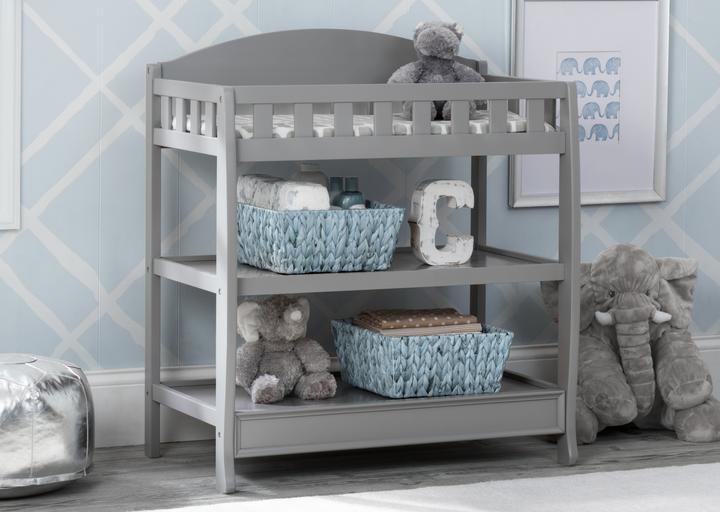 delta changing table grey