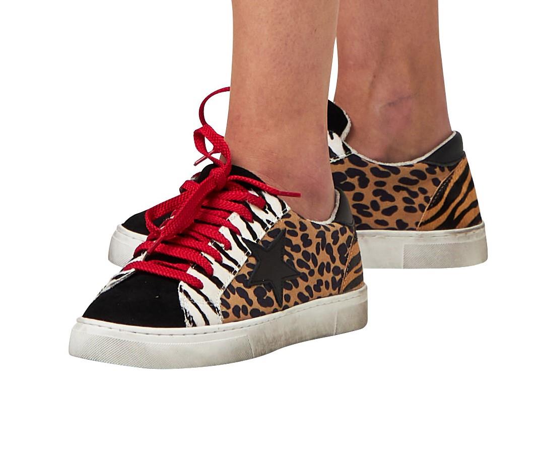STEVEN MADDEN - Star Printed Sneaker 