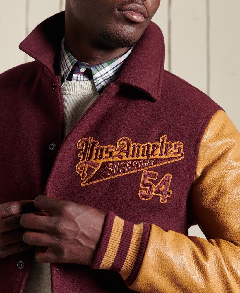 MIXED VARSITY BOMBER RICH BERRY | Gibbons