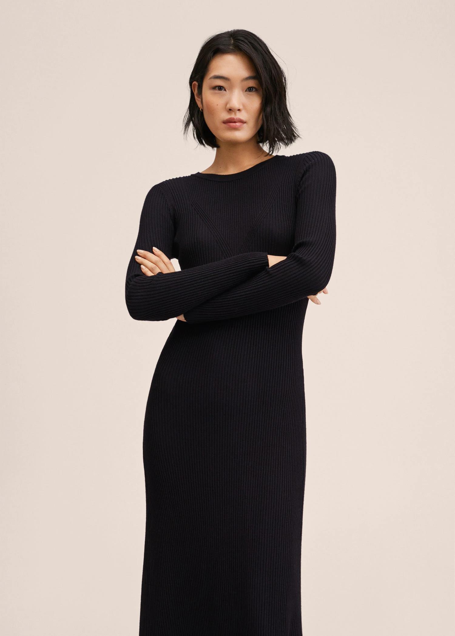 DRESS MAGGIE BLACK | Gibbons