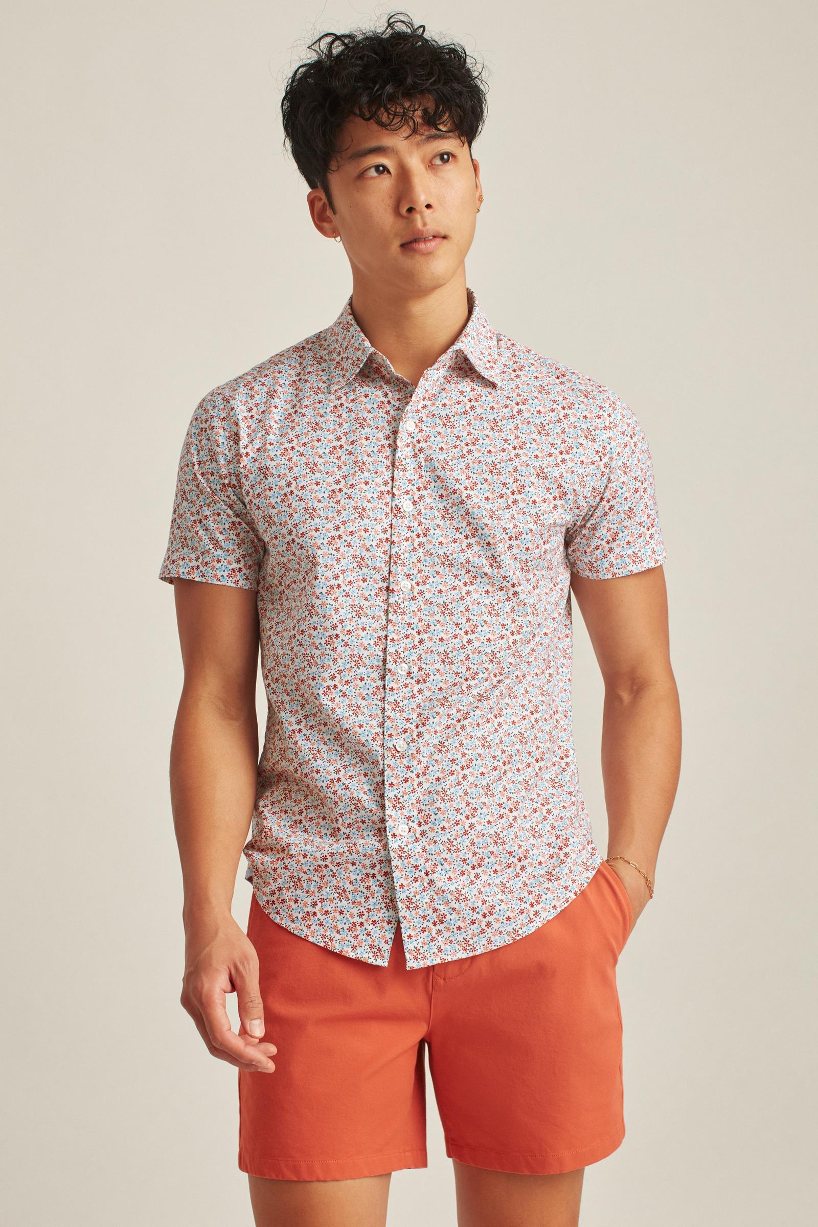RIVERIA SLIM SS SHIRT REGENT FLORAL 