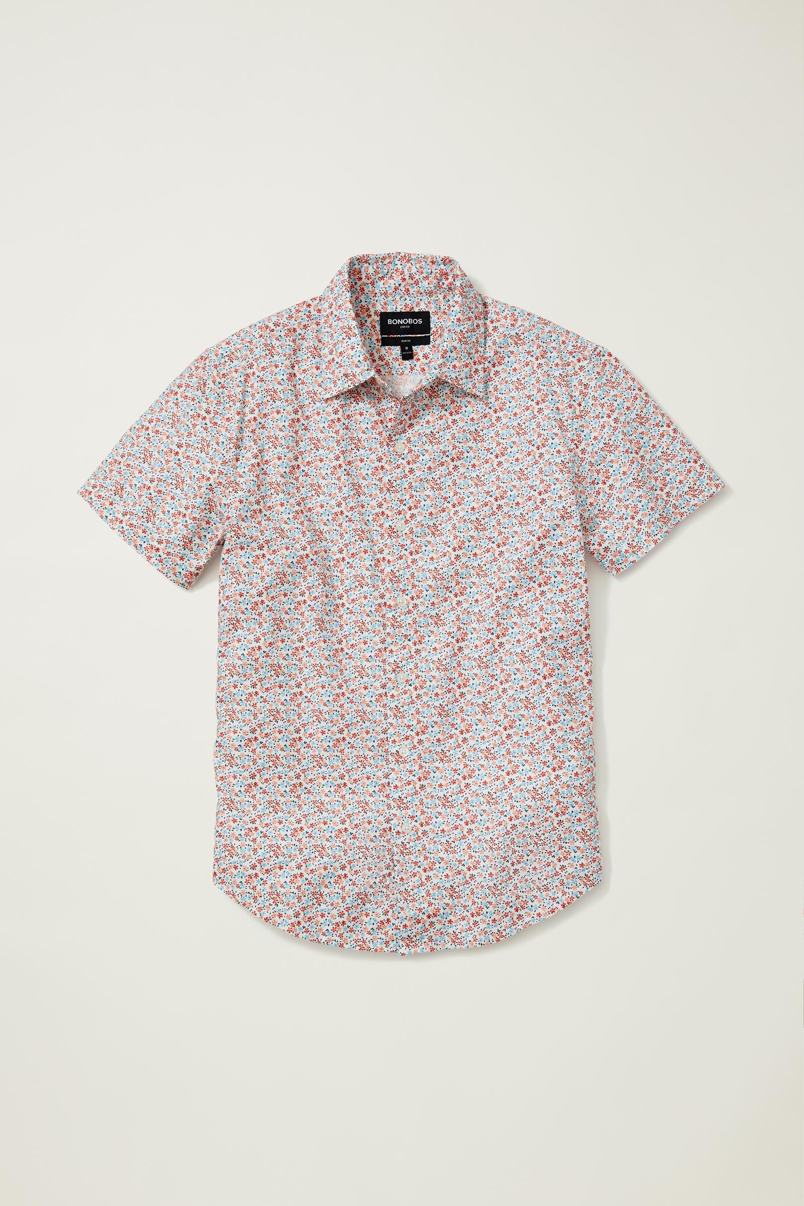 RIVERIA SLIM SS SHIRT REGENT FLORAL 