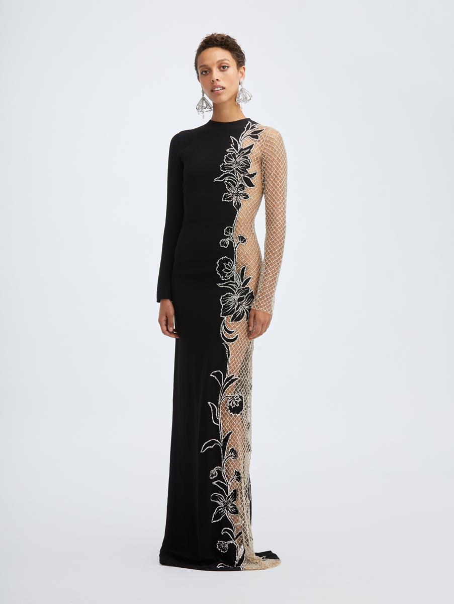 Crystal embroidered dress Clearance