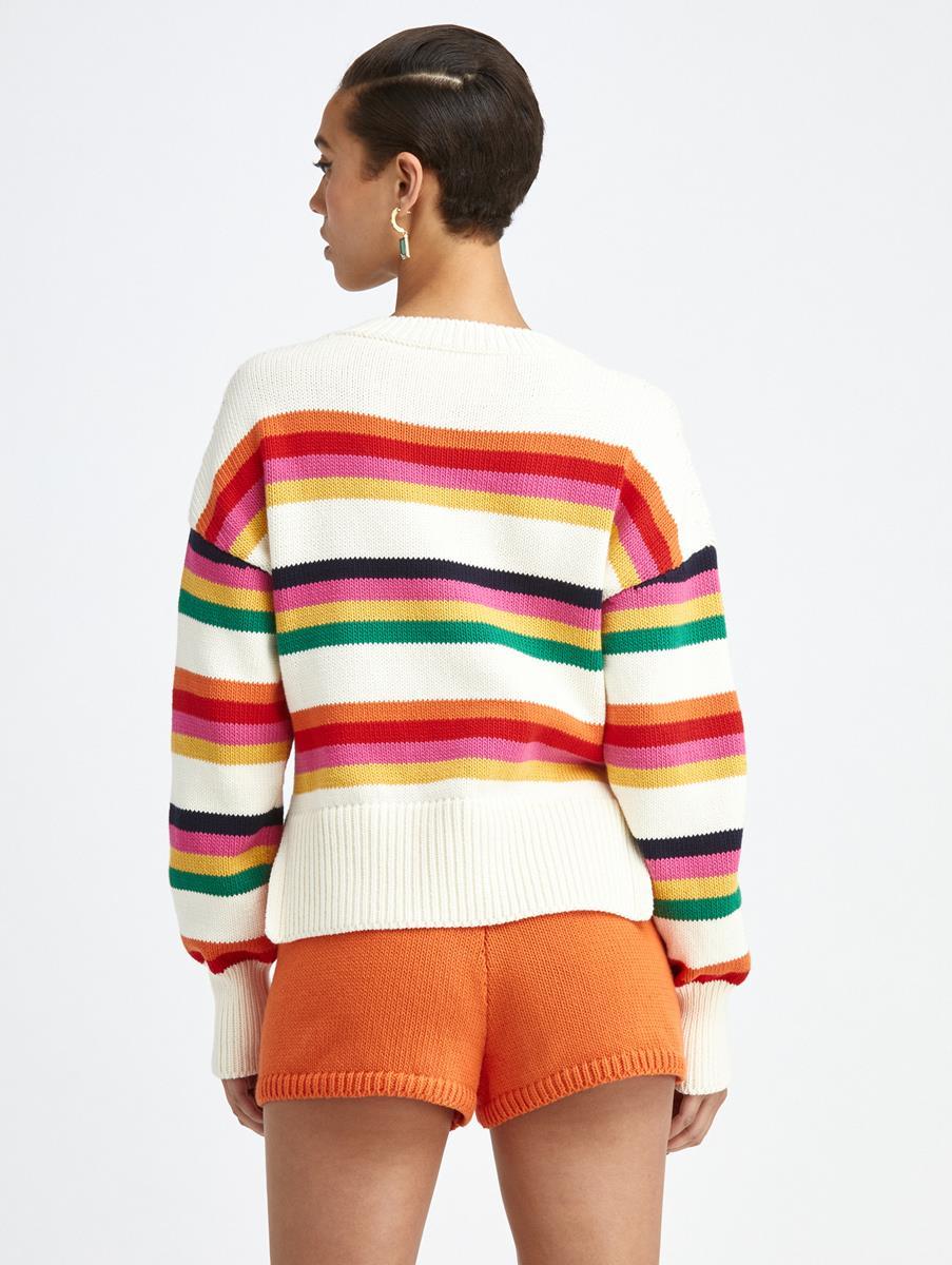 Striped Cotton Pullover