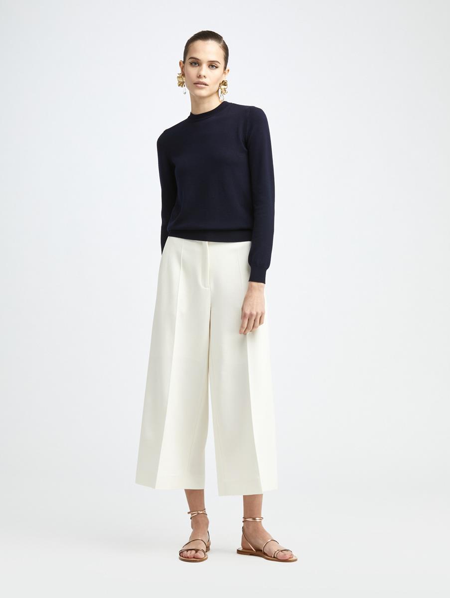 white culottes pants