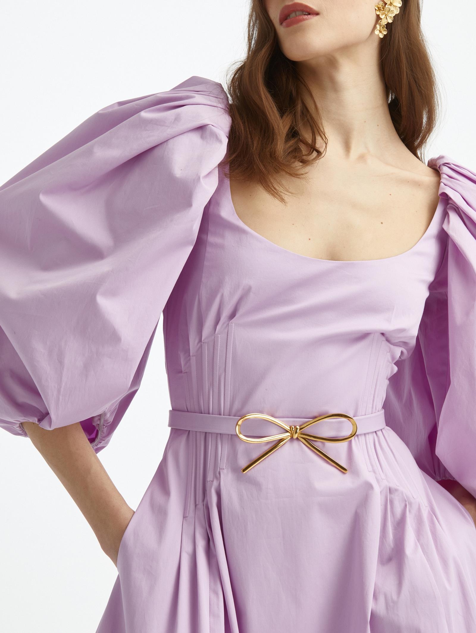 Tailored Leather Bow Belt | Belts 