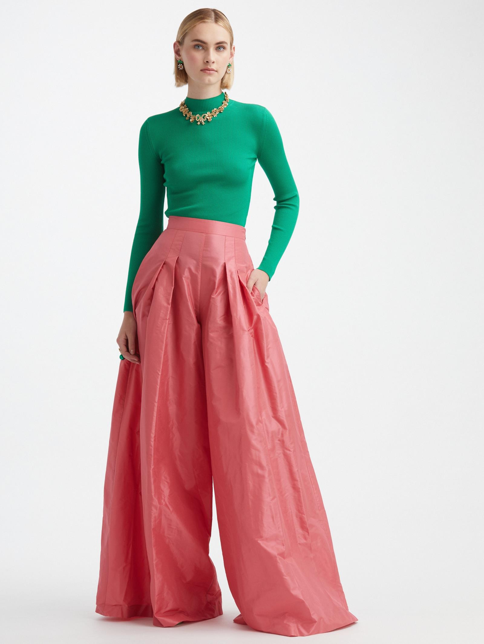 Taffeta silk pants clearance