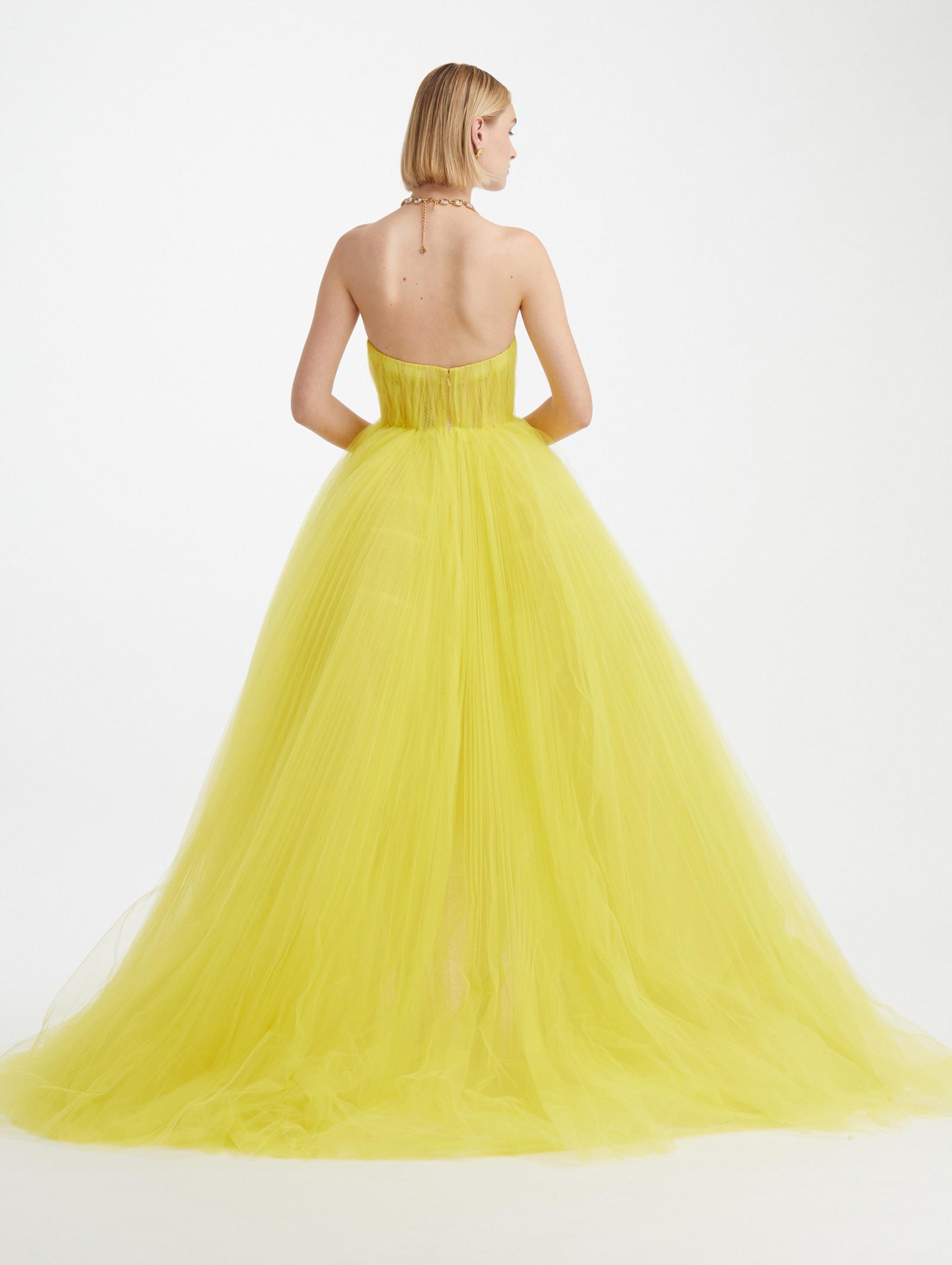 Draped Sweetheart Gown