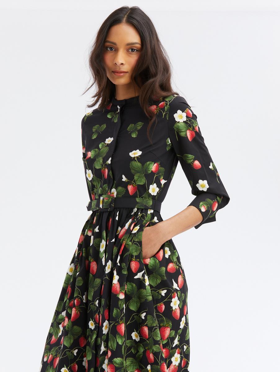 Strawberry Fields Poplin Dress