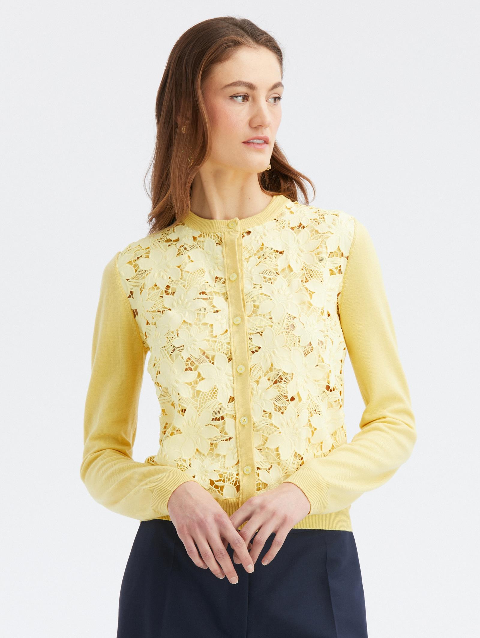 Tiger Lily Guipure Lace Cardigan 