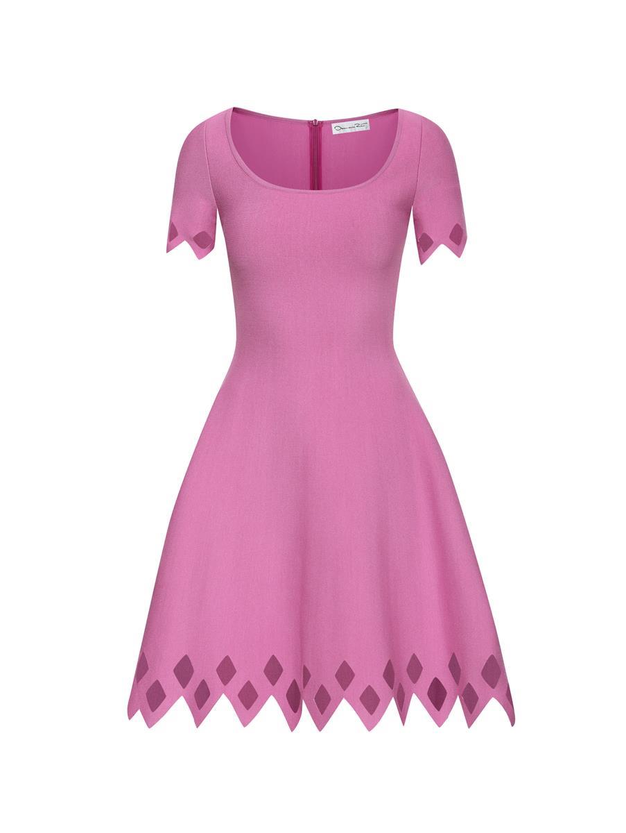 Diamond Cut Out Fit & Flare Dress | Dresses | Oscar de la ...