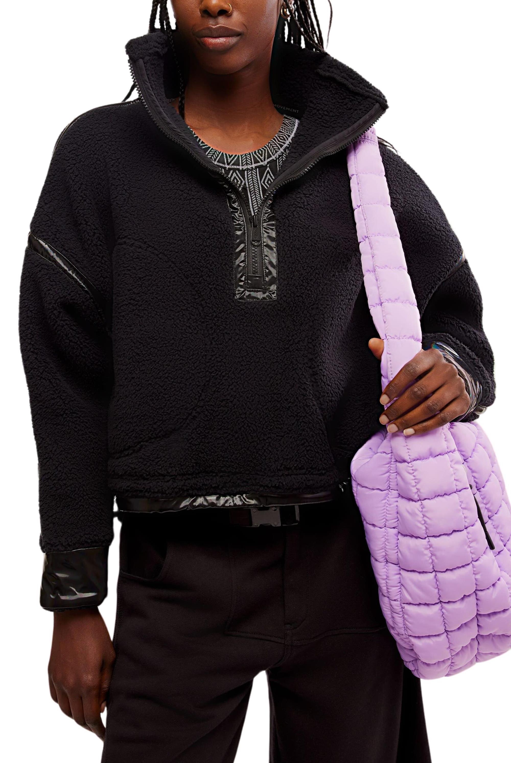 MOUNTAIN HIGH 1/2 ZIP SHINE black combo | South Moon Under