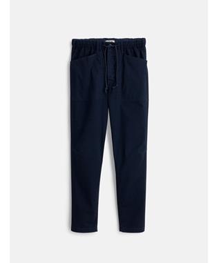 PULL ON PANT IN COTTON LINEN