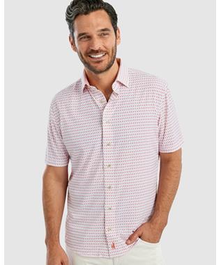 Ezra Top Shelf Button Up Shirt - Raspberry